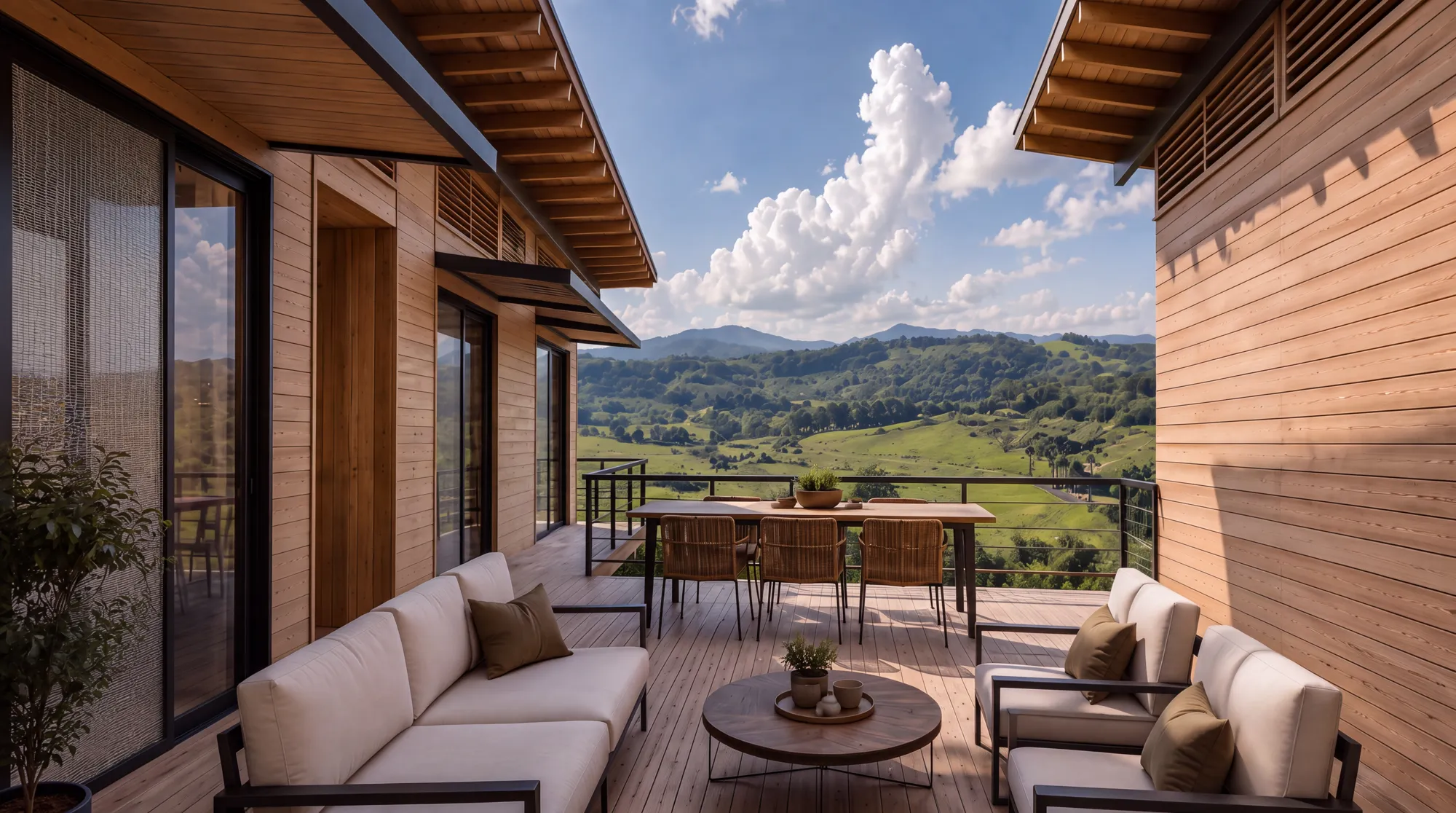 Villa Manizales House: Terraza mirador